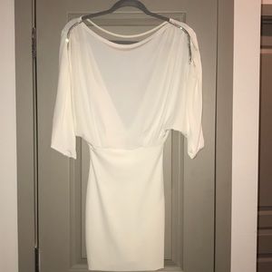 Beautiful off white short elegant dress